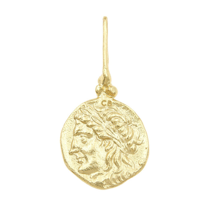 Greek Lion Medallion - Gold