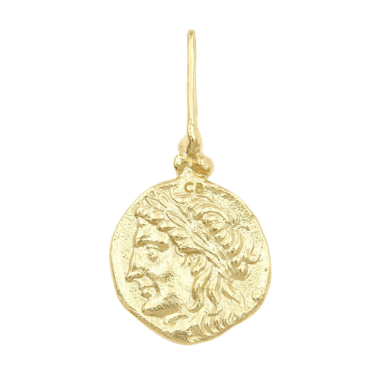 Greek Lion Medallion - Gold