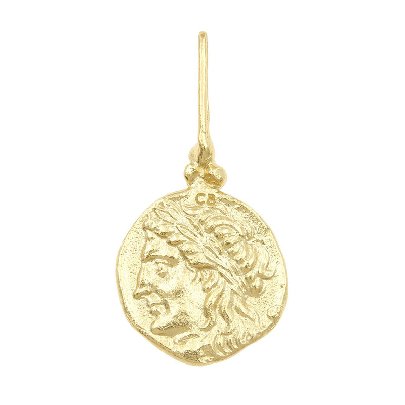 Greek Lion Medallion - Gold