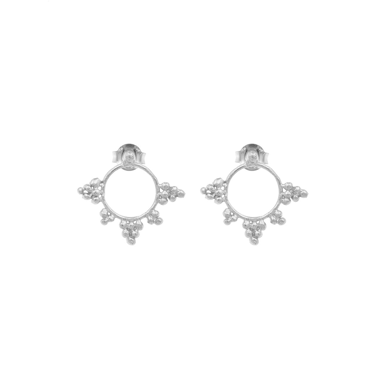 Tigerlily x Cleopatra's Bling - Gypsy Hoops Earrings - Small - Silver, fb-feed