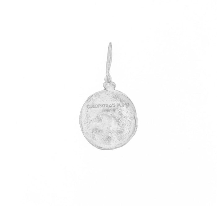 Moon Face Pendant - Silver