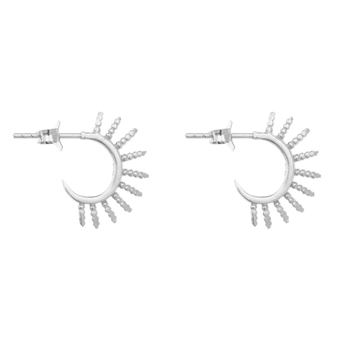 Tigerlily x Cleopatra's Bling - Shams Earrings - Silver, fb-feed
