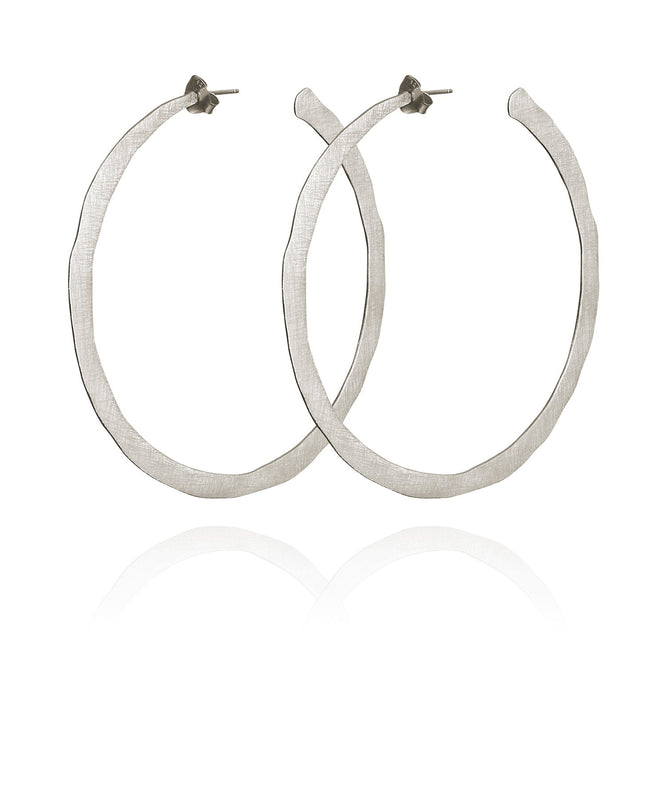 Tigerlily Large Silver Hoop Earrings x Temple of The Sun, fb-feed