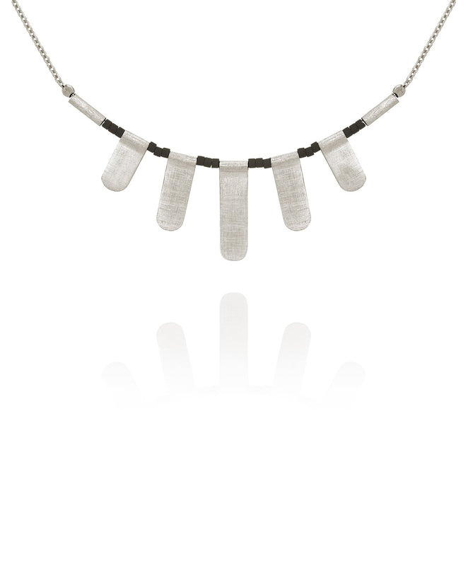 Tigerlily Luxe Silver Necklace x Temple of The Sun, fb-feed