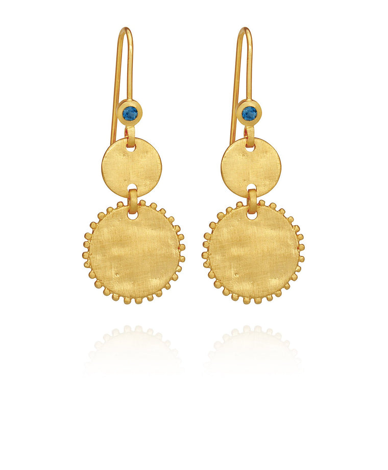 Petra Coin Earring - Gold