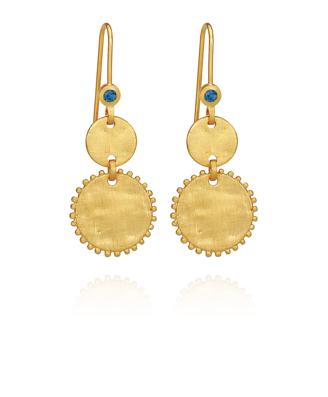 Tigerlily Petra Gold Coin Earrings x Temple of The Sun, fb-feed