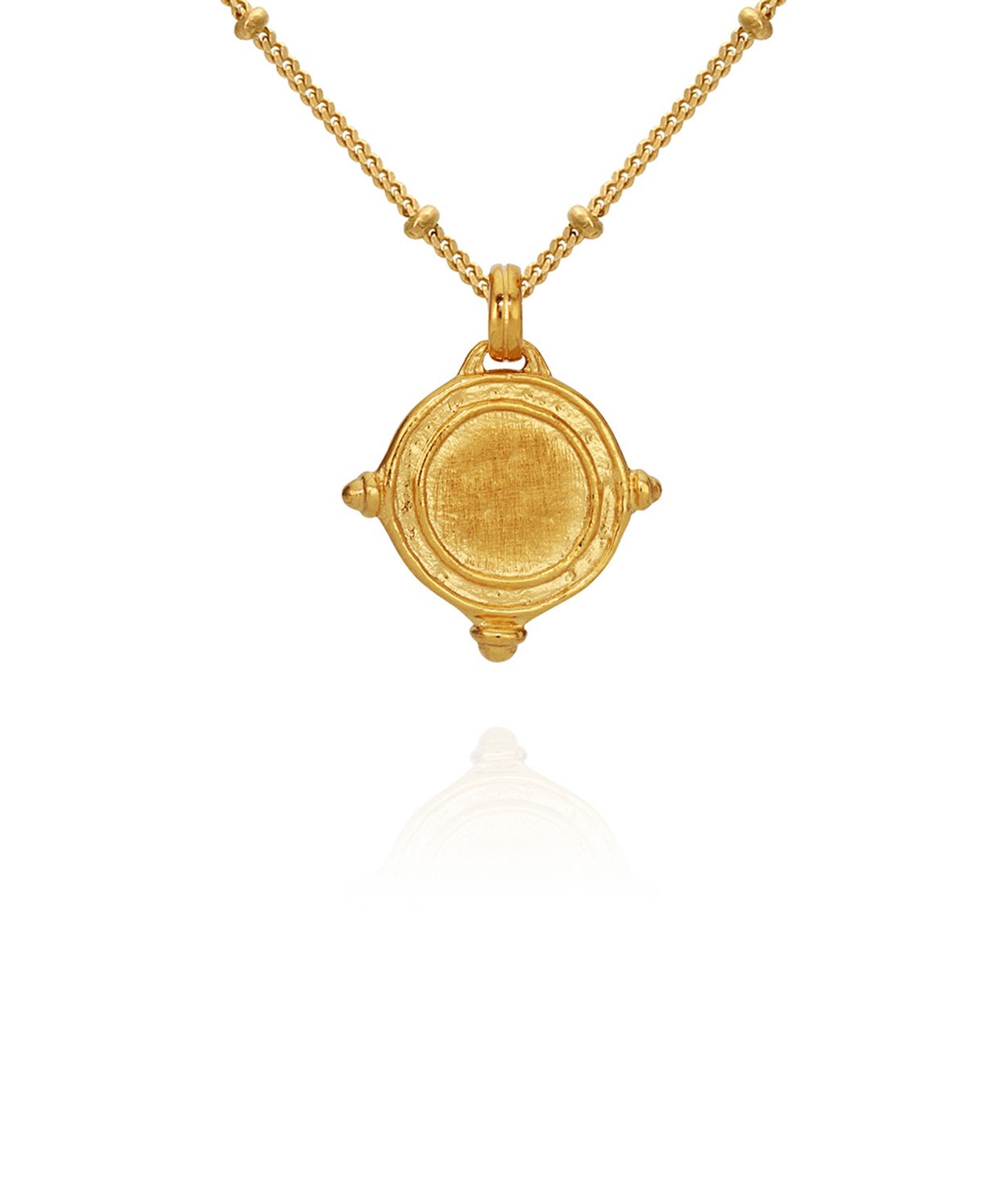 Tigerlily Petra Gold Coin Necklace x Temple of The Sun, fb-feed