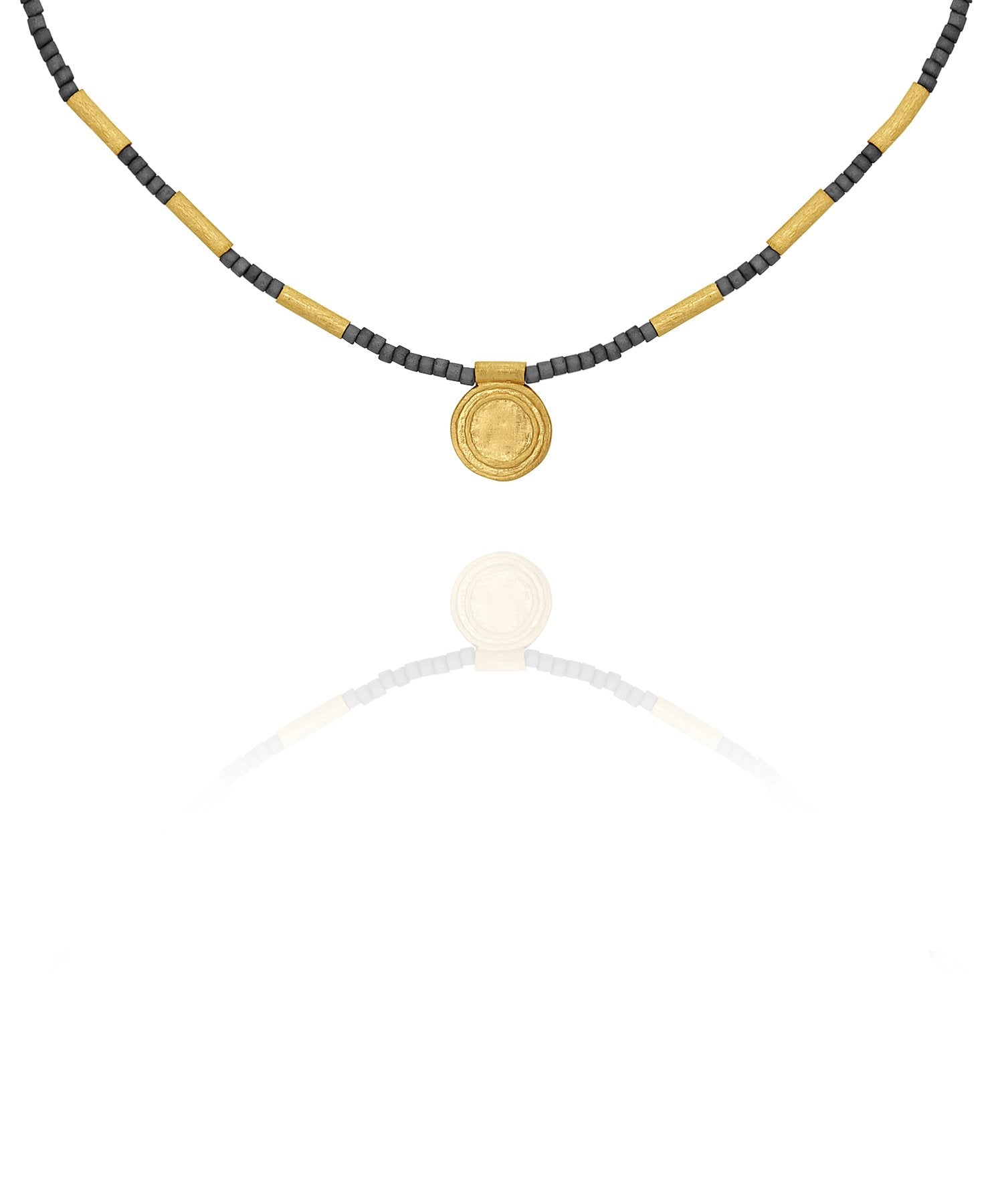 Tigerlily Petra Gold Seedbead Necklace x Temple of The Sun, fb-feed