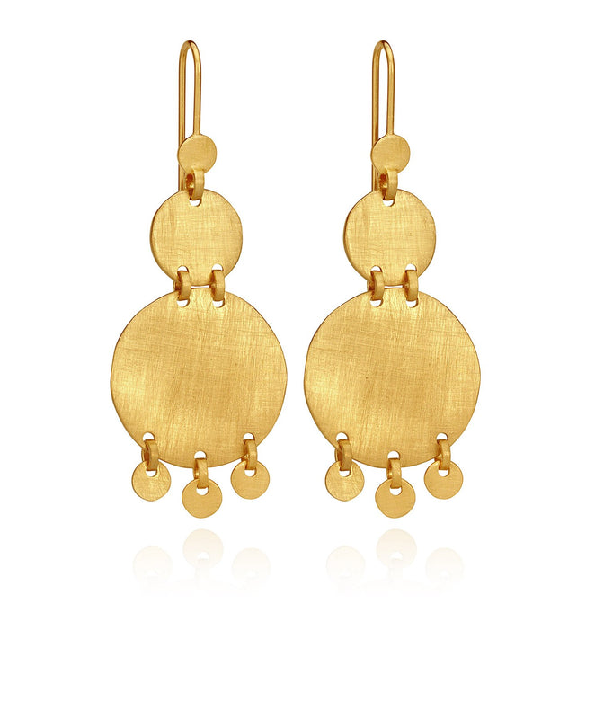 Tigerlily Tessa Gold Earrings x Temple of The Sun, fb-feed