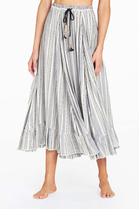 Alanzo Midi Skirt - Charcoal