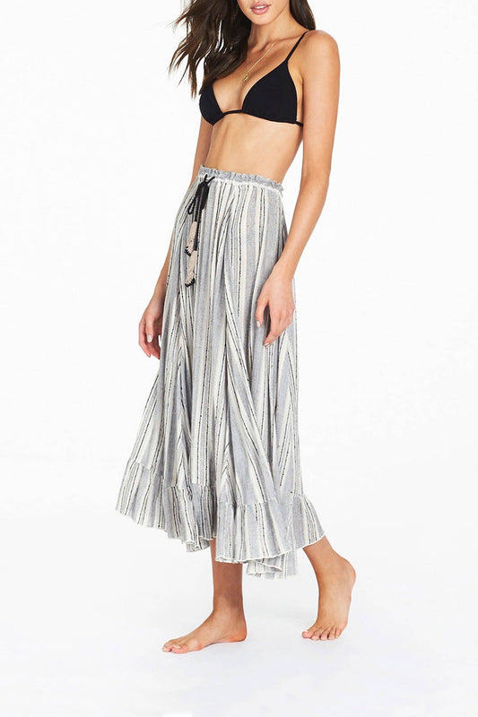 Alanzo Midi Skirt - Charcoal
