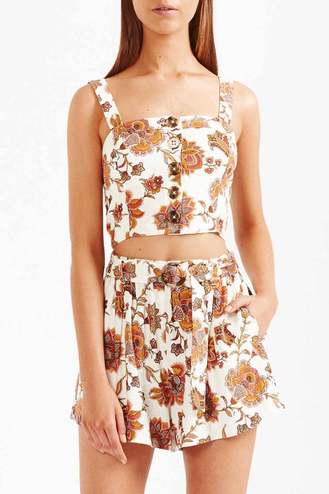 Aliki Cami Top - White