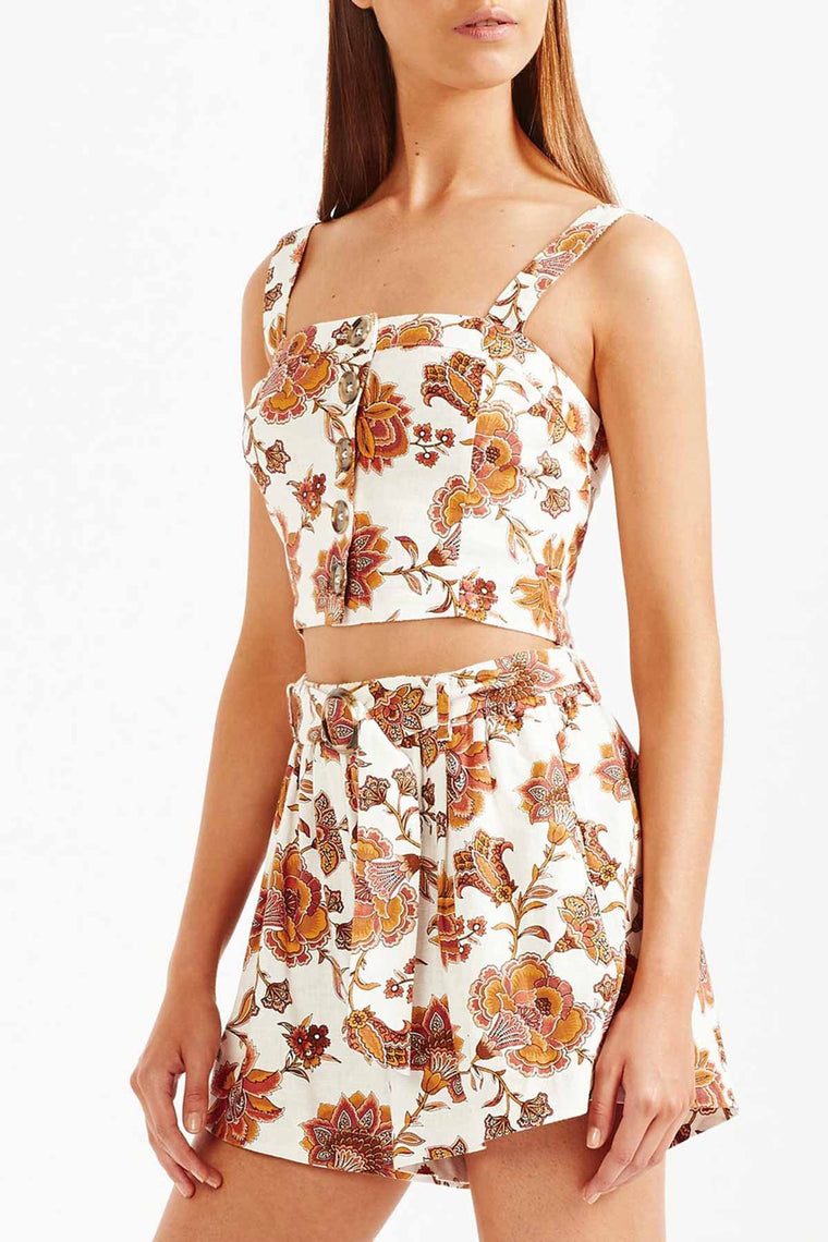 Aliki Cami Top - White