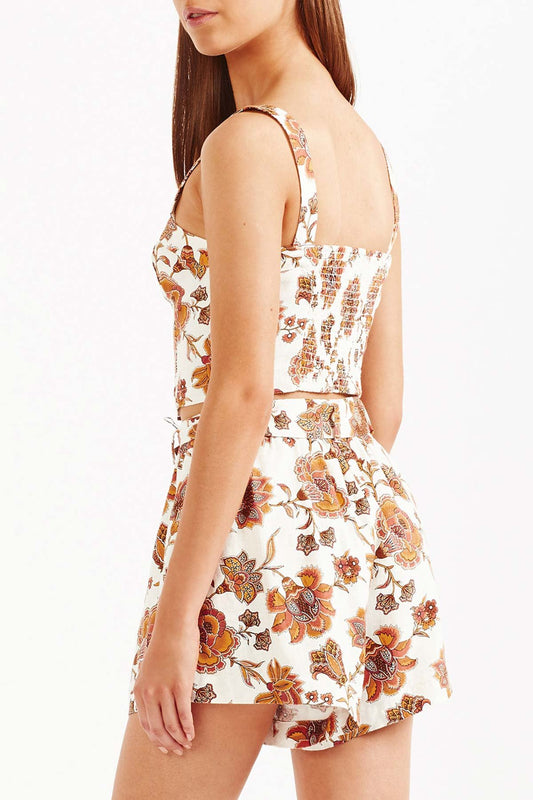 Aliki Cami Top - White