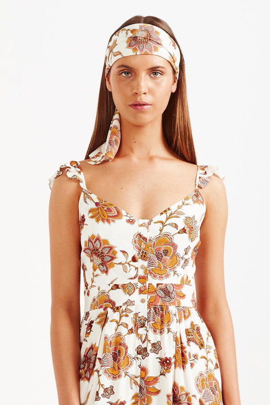 Tigerlily Aliki Headscarf - White