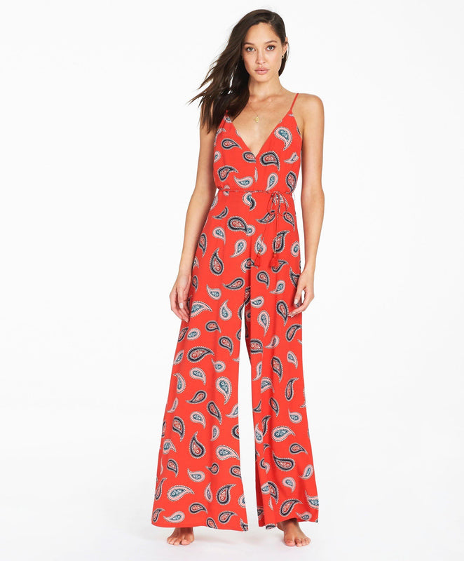 Tigerlily Allegra Jumpsuit - Red