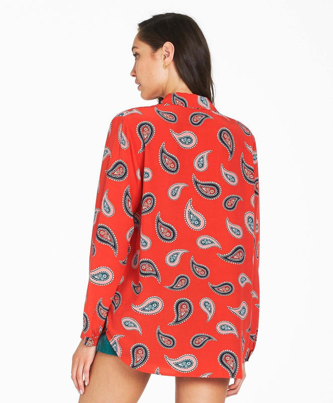 Allegra Shirt - Red