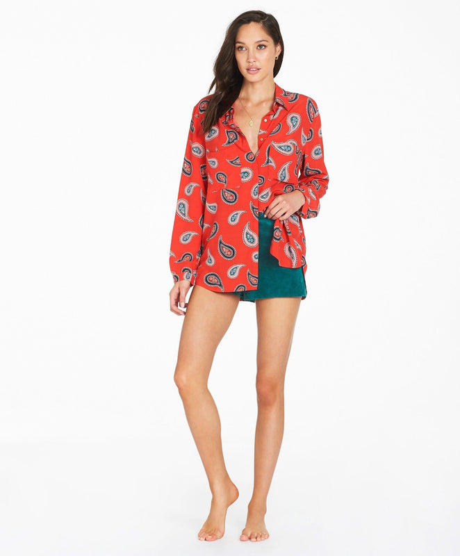 Allegra Shirt - Red