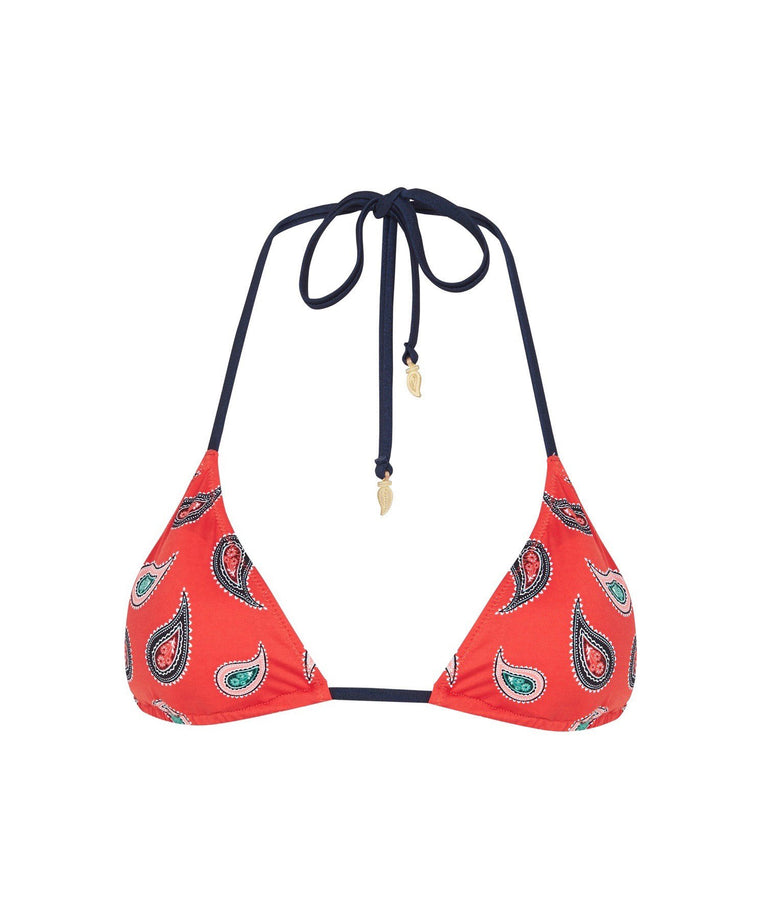 Allegra Tara Bikini Top - Red