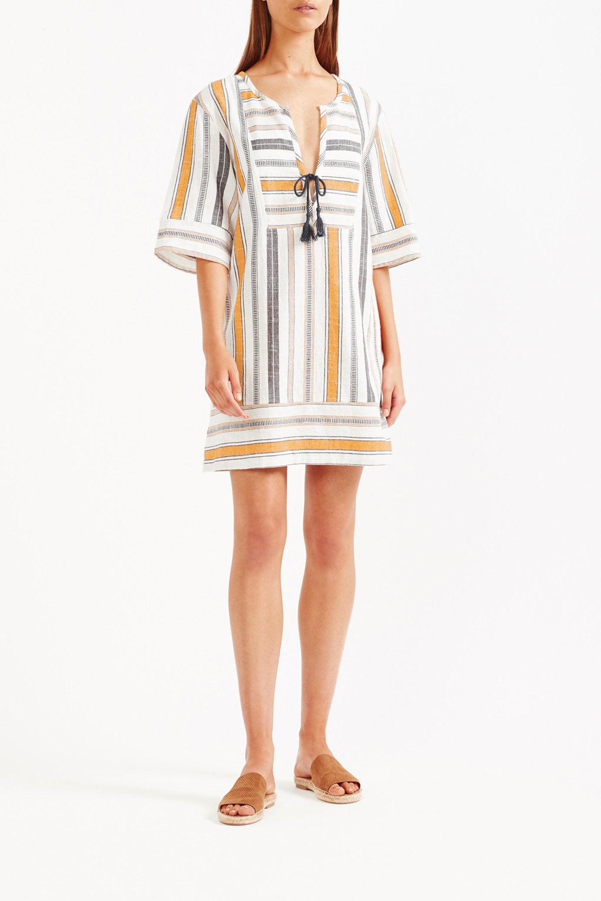 Tigerlily Ammos Tunic Mini Dress - Stripe