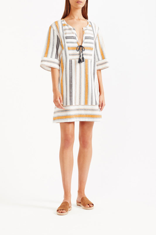 Tigerlily Ammos Tunic Mini Dress - Stripe