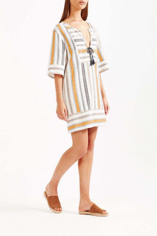 Ammos Tunic Mini Dress - Stripe