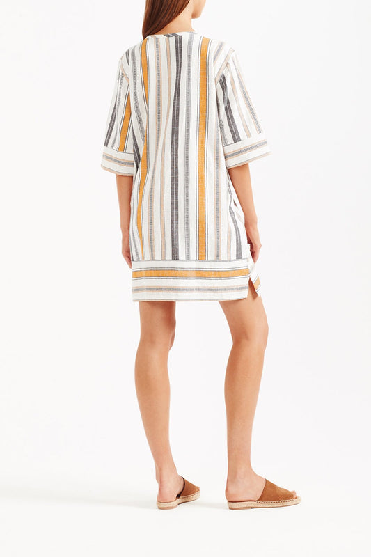 Ammos Tunic Mini Dress - Stripe