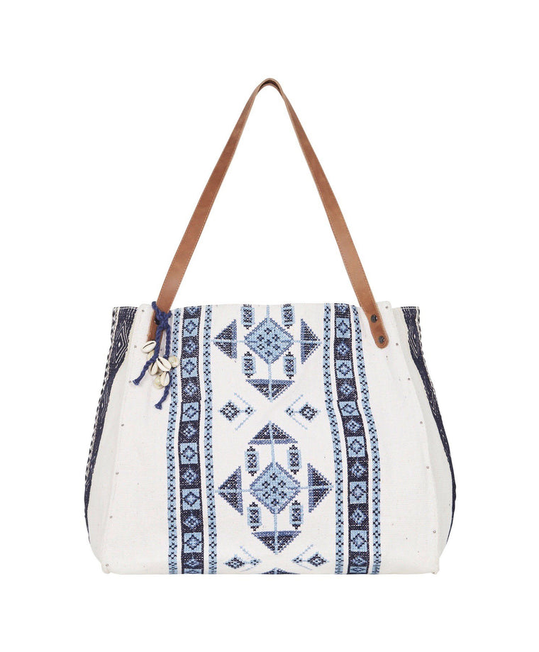 Azar Beach Bag - White