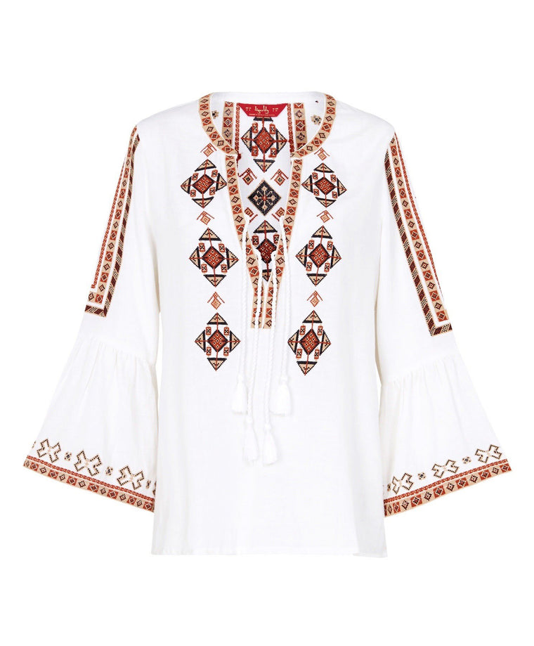 Azar Blouse - White
