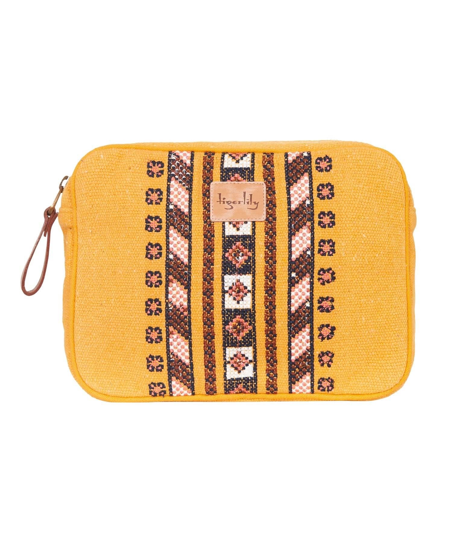 Tigerlily Azar Travel Case - Mustard, fb-feed