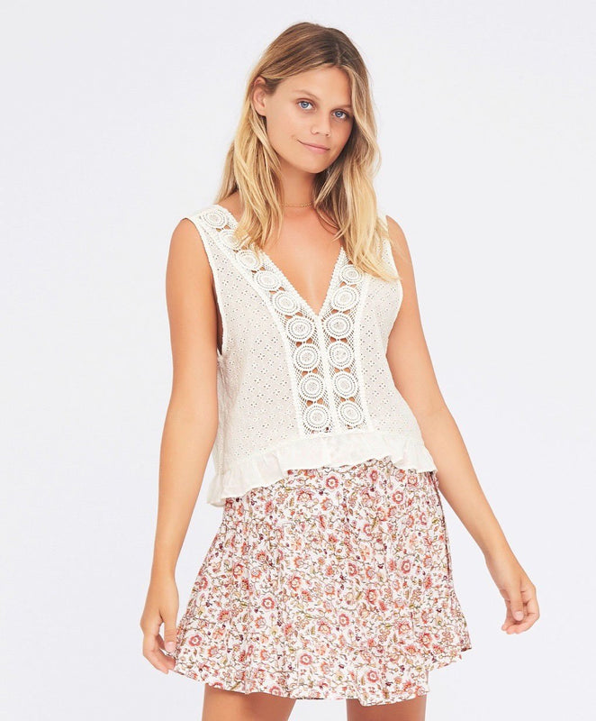 Tigerlily Bajram Top - White