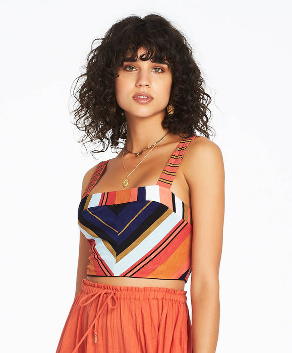 Tigerlily Banda Crop Top - Multi