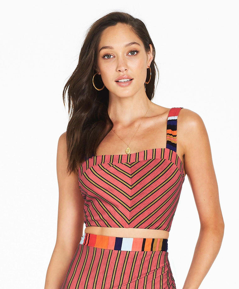 Banda Crop Top - Stripe