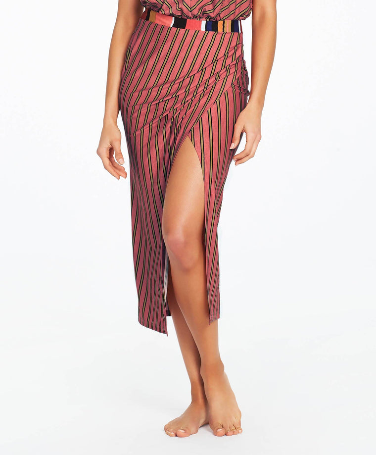 Banda Midi Skirt - Stripe