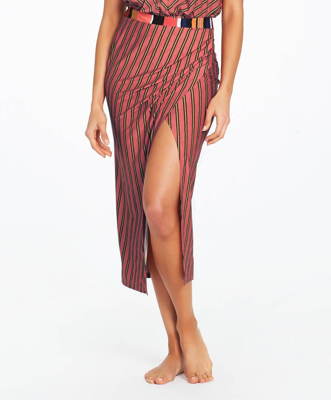 Tigerlily Banda Midi Skirt - Stripe
