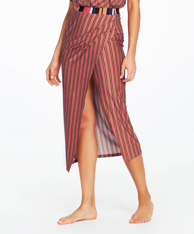 Banda Midi Skirt - Stripe