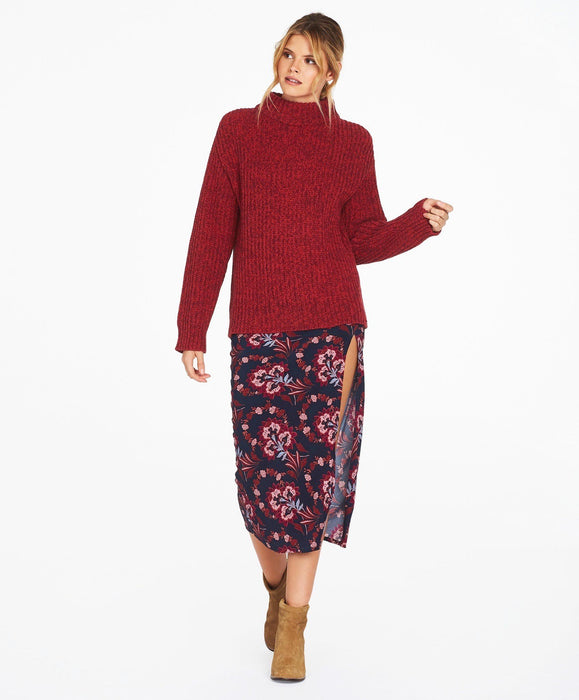 Carine Knitted Jumper - Garnet