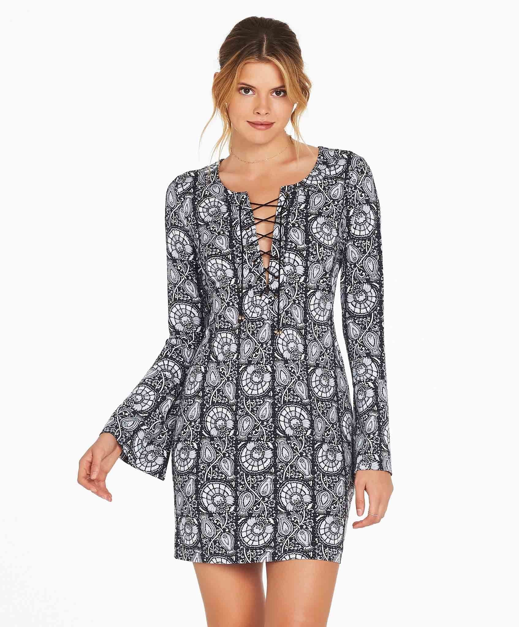 Tigerlily Celesse Longsleeve Jersey Dress