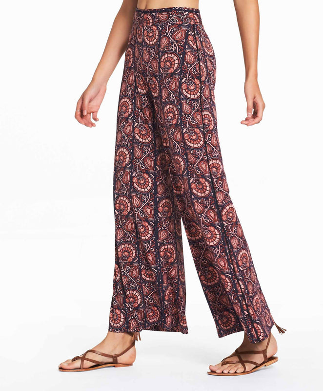 Celesse Wide Leg Pants - Indigo