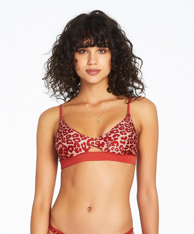 Tigerlily Concetta Elastic Bikini Bra - Leopard