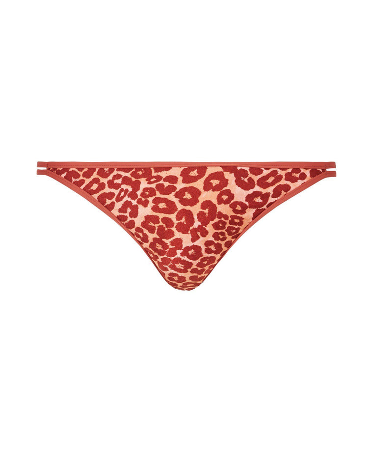 Concetta Tiger Bikini Bottom - Leopard