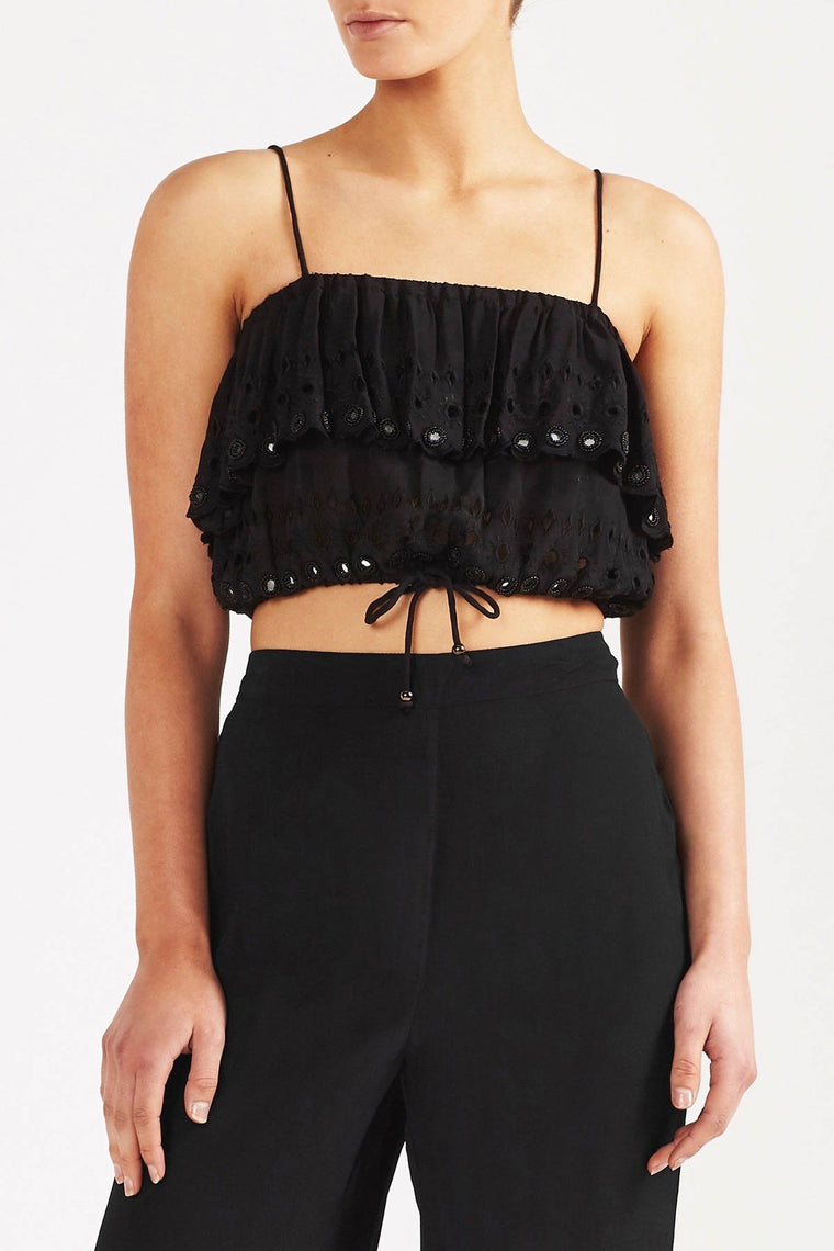 Damara Crop Top - Black