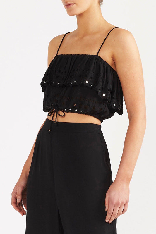 Damara Crop Top - Black
