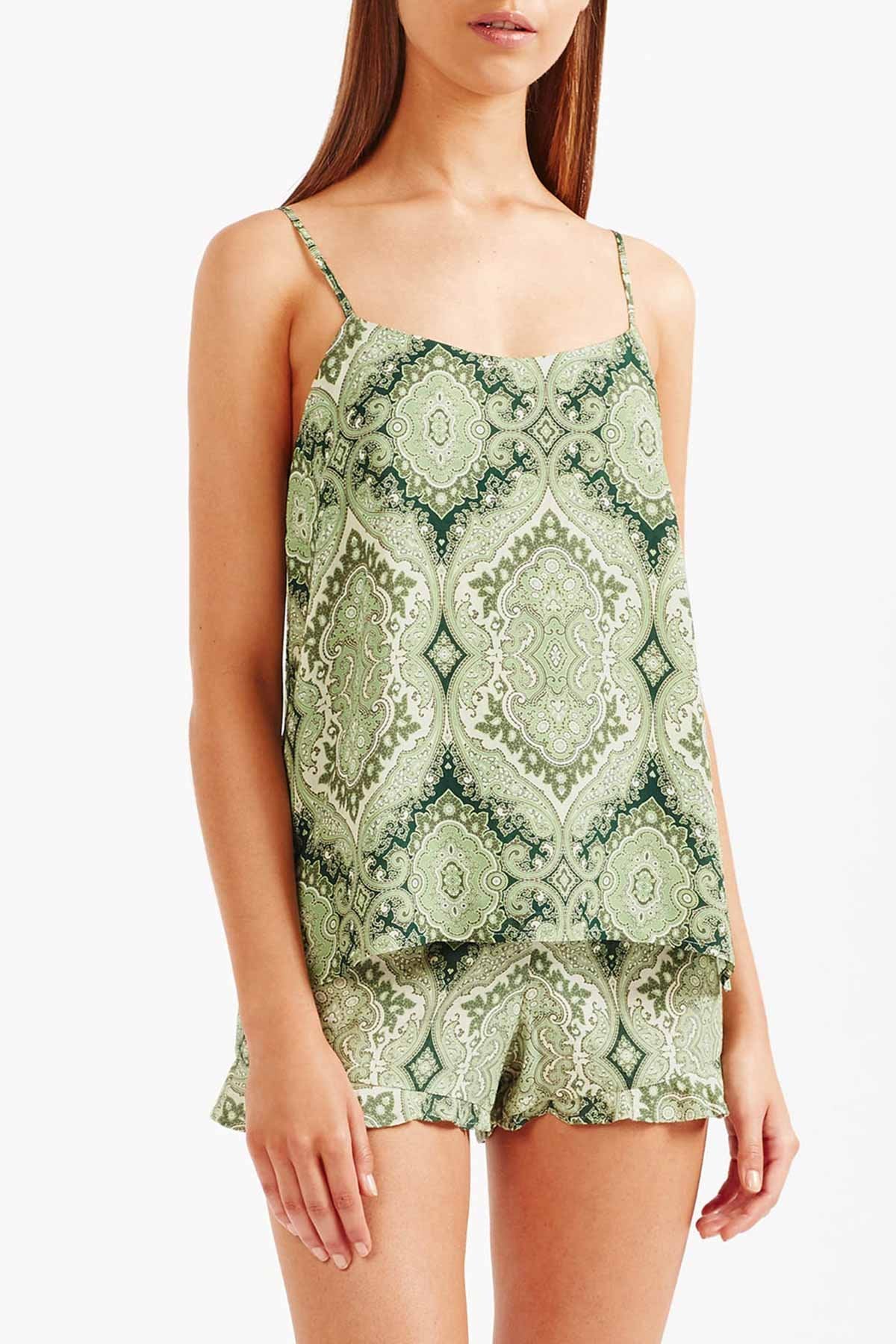 Tigerlily Delon Cami Top - Green