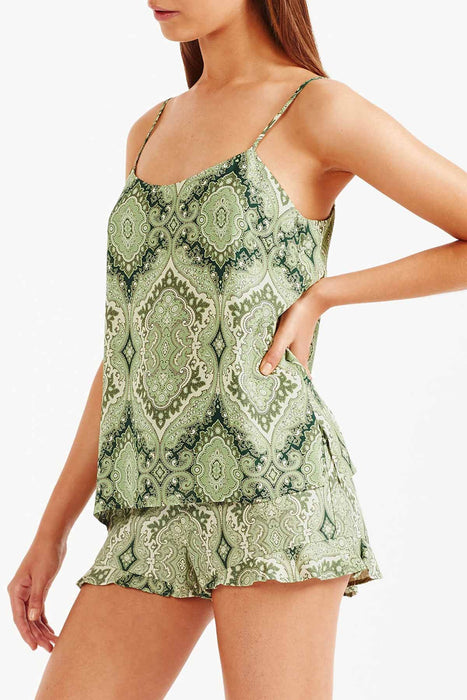 Delon Cami Top - Green