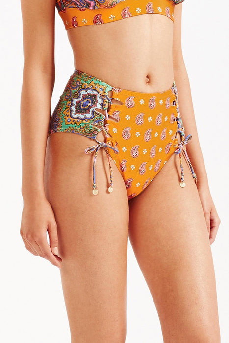 Delon Corset Bikini Pant - Multi