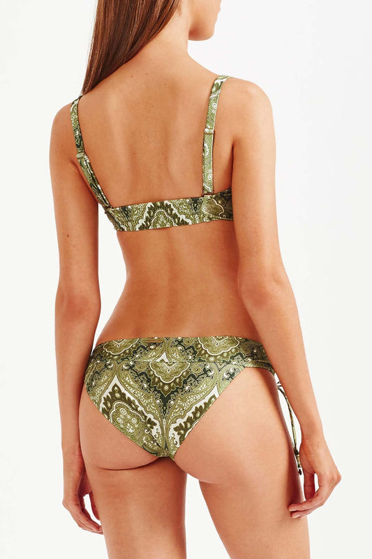 Delon Eden Bra Bikini Top - Green