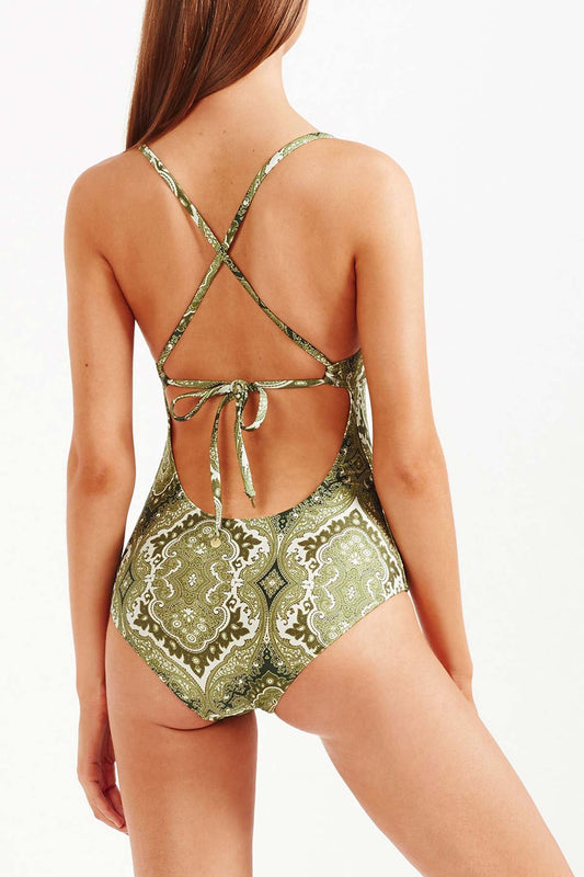 Delon Elle One Piece - Green