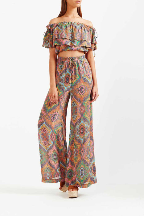 Delon Frill Top - Multi