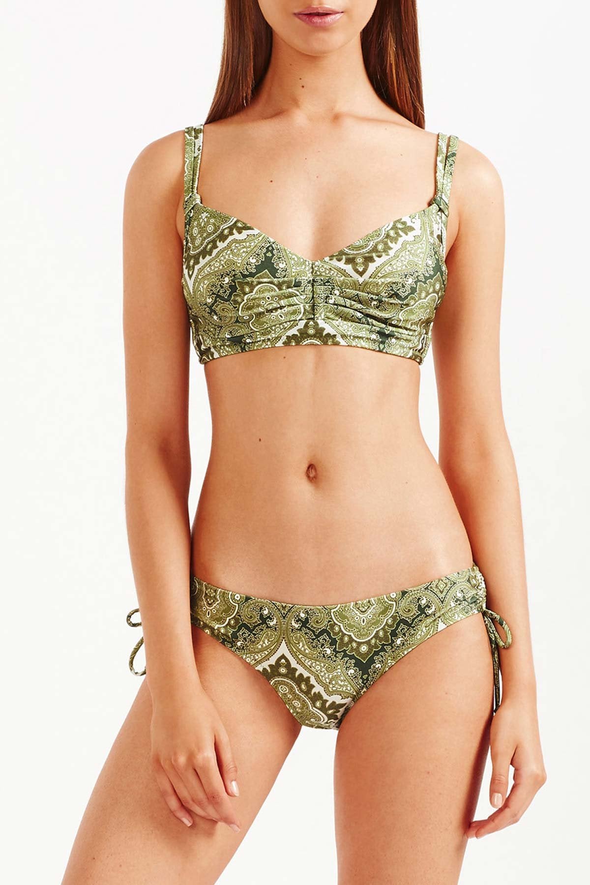 Tigerlily Delon Loren Bikini Top - Green